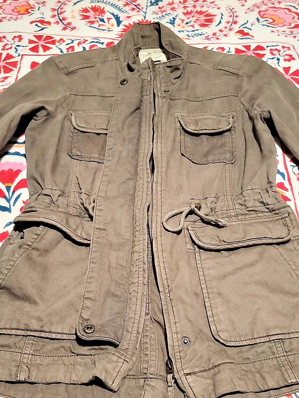 Lucky Brand Utility Olive Green Jacket